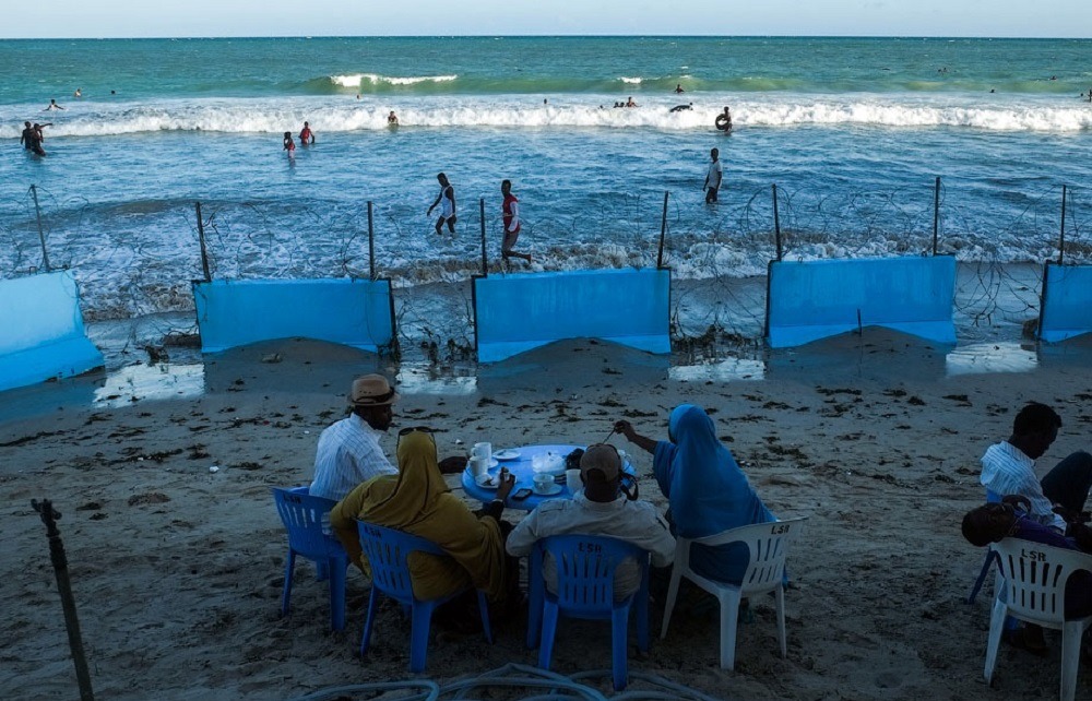 Сомали ресторан на берегу моря