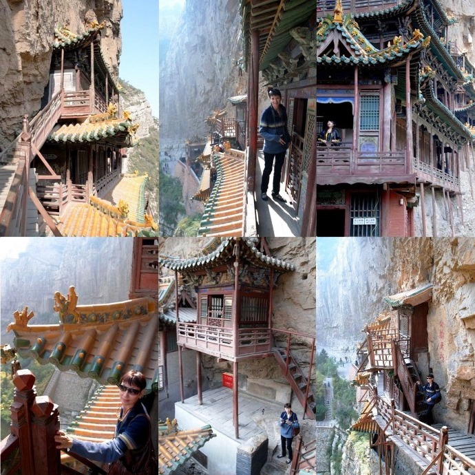 Интересные места Азии Висячий монастырь Сюанькун-Сы 2