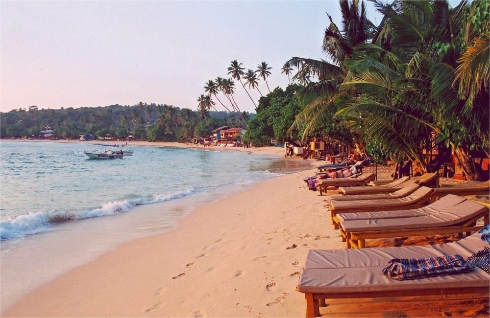 Пляж на Шри-Ланке