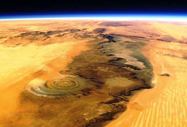 Eye of the Sahara desert Rishat structure 3