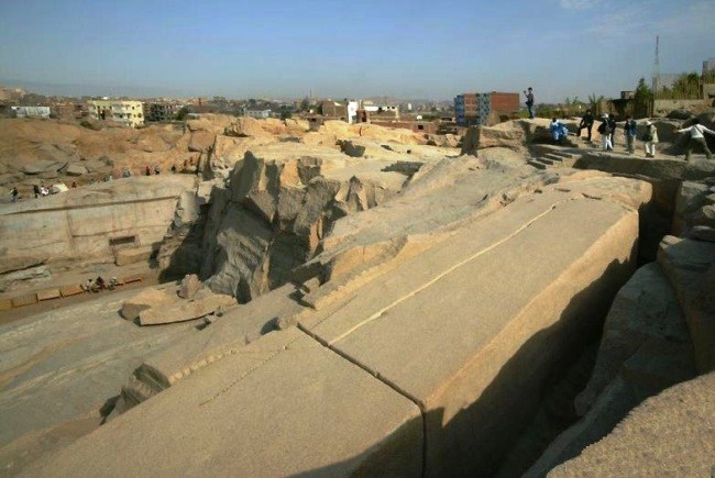 One of the great obelisks in Egypt Aswan obelisk city 3