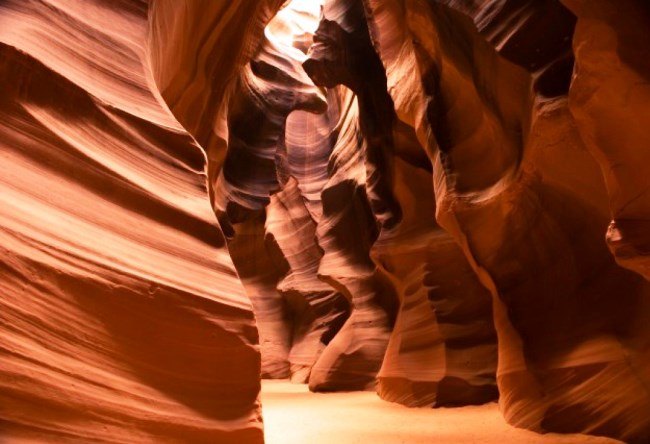The territory of the Navajo. Antelope Canyon 5