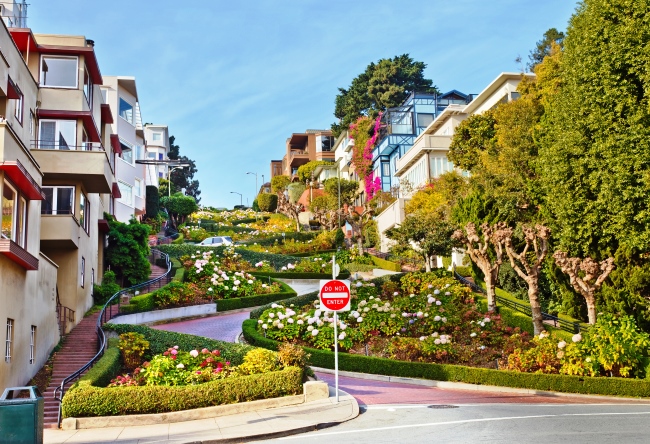 Lombard Street the most winding street in the world 3