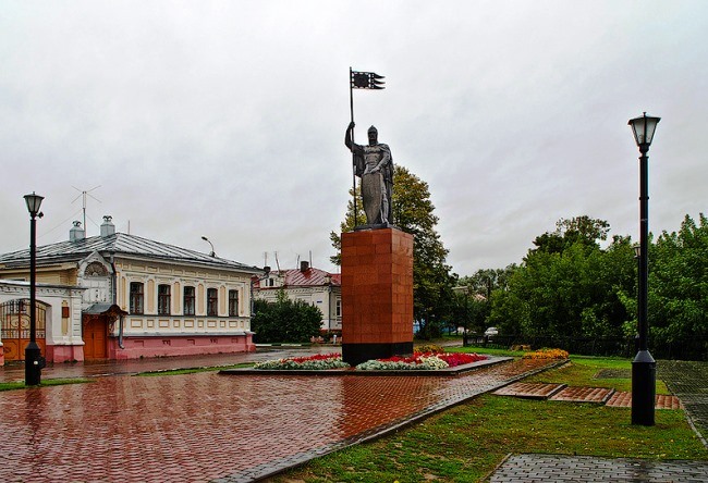 Gorodets is a small historical center of Russia 3