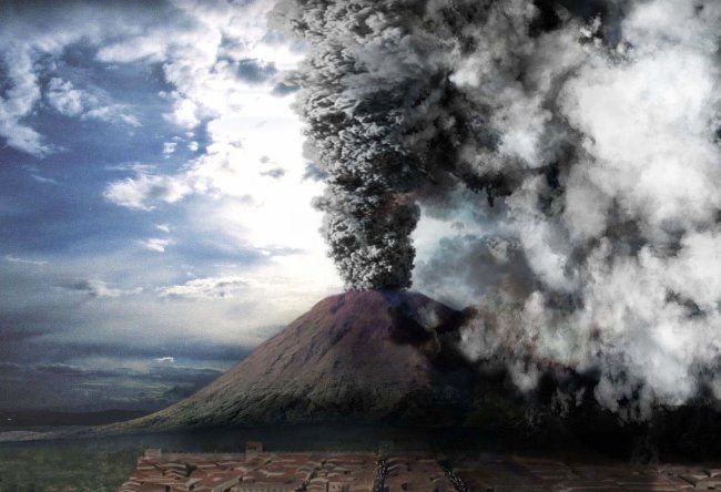 Vesuvius is a destroyer of Pompeii 2