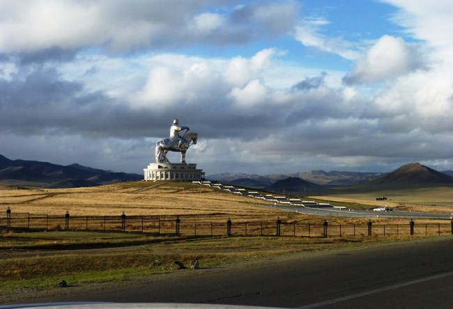 Statue of Genghis Khan near Ulaanbaatar 2