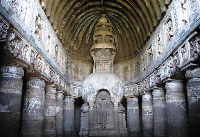 The cave complex of Buddhist Ajanta 5
