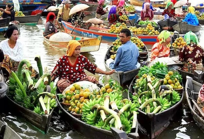 Floating Banjarmasin market 5
