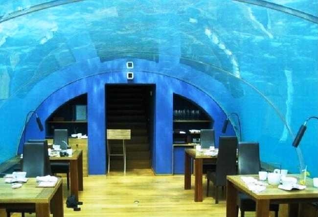 The underwater restaurant Ithaa 5