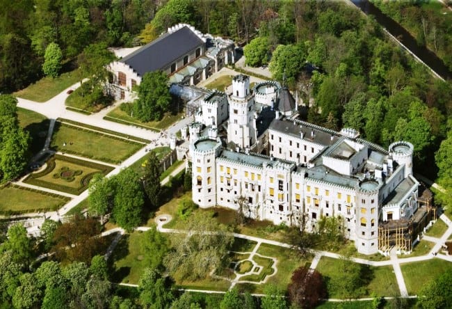 Орлиное гнездо Чехии  замок Глубока-над Влатовой 2