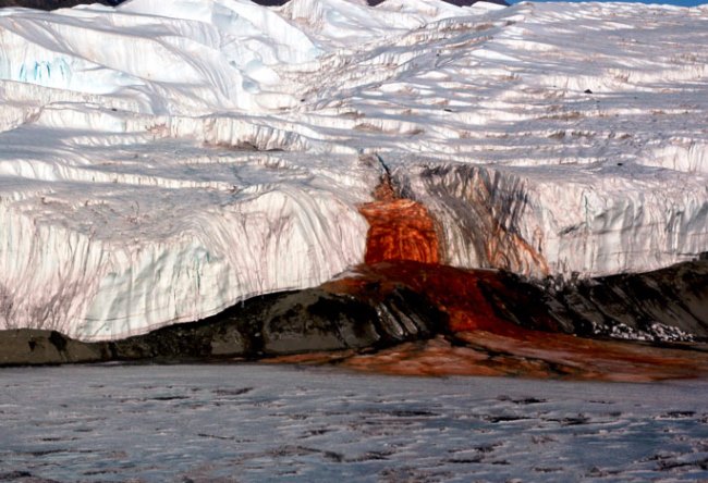 Кровавый водопад ледника Тейлор 4