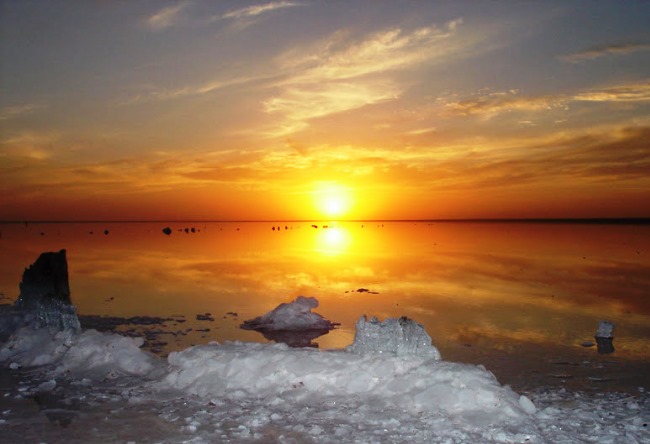 Самое соленое озеро в России 4