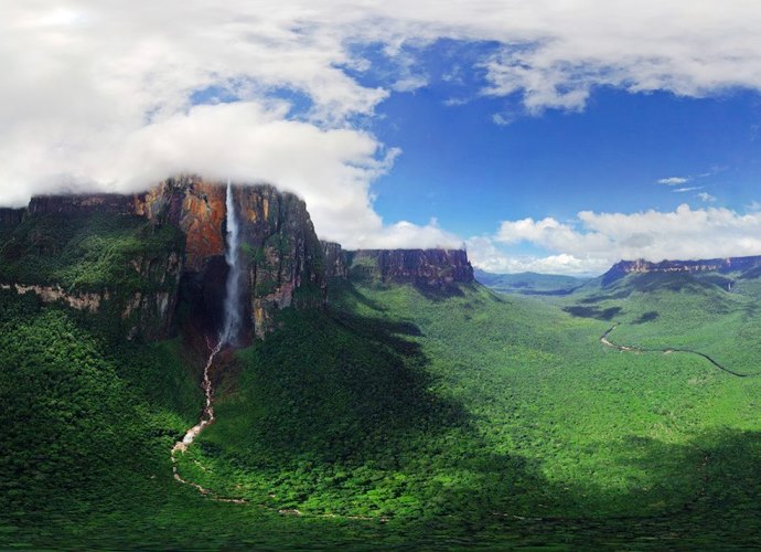 Самый большой водопад в мире Анхель 3