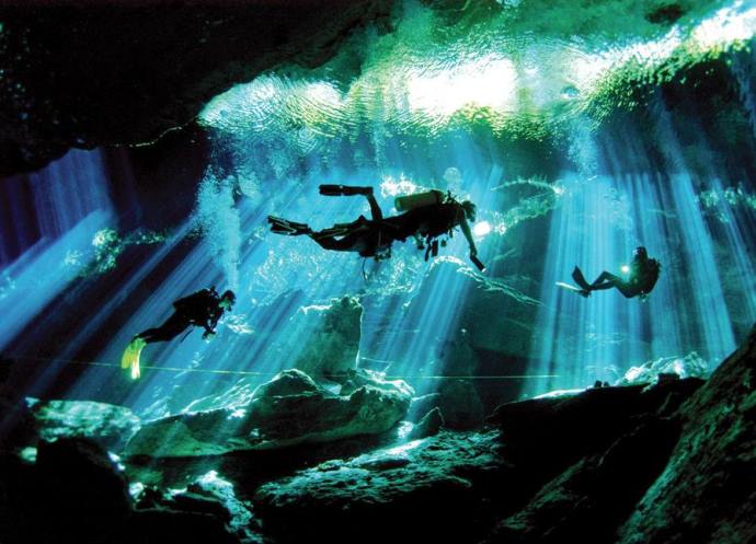 Подводные пещеры 4