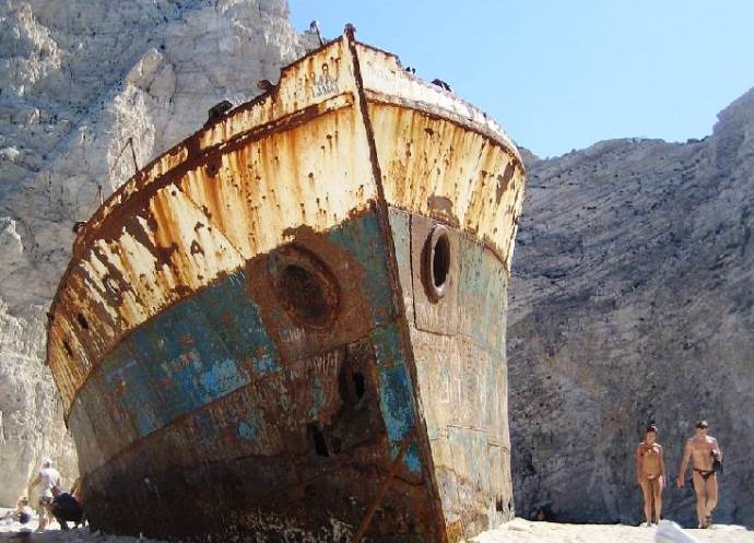 Самый запоминающийся отдых в Греции Бухта Контрабандистов   пляж Навагио 4