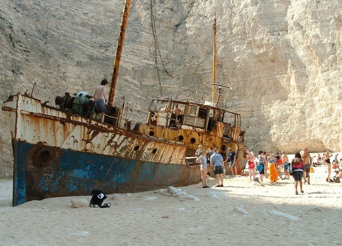 Самый запоминающийся отдых в Греции Бухта Контрабандистов   пляж Навагио 5